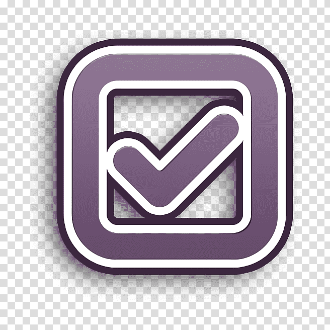 Check mark icon Essential UI icon Tick icon, Shapes Icon, Meter transparent background PNG clipart