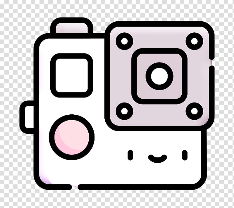 Gopro icon SPORT CAMERA icon Diving icon, Royaltyfree, Line Art, Action Camera transparent background PNG clipart