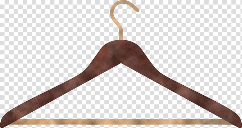 clothes hanger brown home accessories wood furniture, Clothes Hanger transparent background PNG clipart