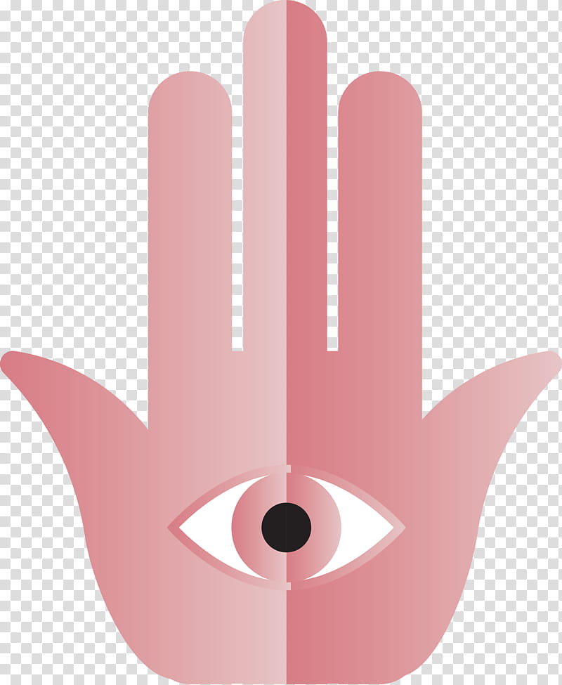 Hamsa Hand Ramadan Arabic Culture, Pink, Finger, Gesture transparent background PNG clipart