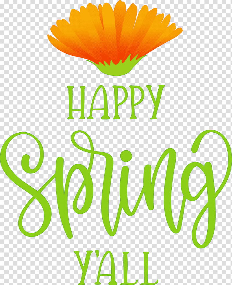 Happy Spring Spring, Happy Spring
, Flower, Free, Cut Flowers, Floral Design, Plant Stem transparent background PNG clipart