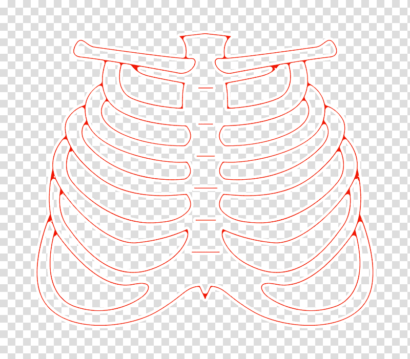 Human body parts icon Human Ribs icon Skeleton icon, Hospital, Symbol, Radiology, Chemical Symbol, Patient, Meter transparent background PNG clipart