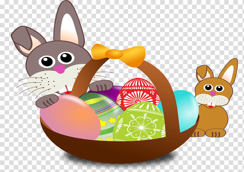 cute easter basket with eggs happy easter day basket, Easter
, Easter Egg, Easter Bunny, Baby Toys, Rabbits And Hares, Event, Holiday transparent background PNG clipart