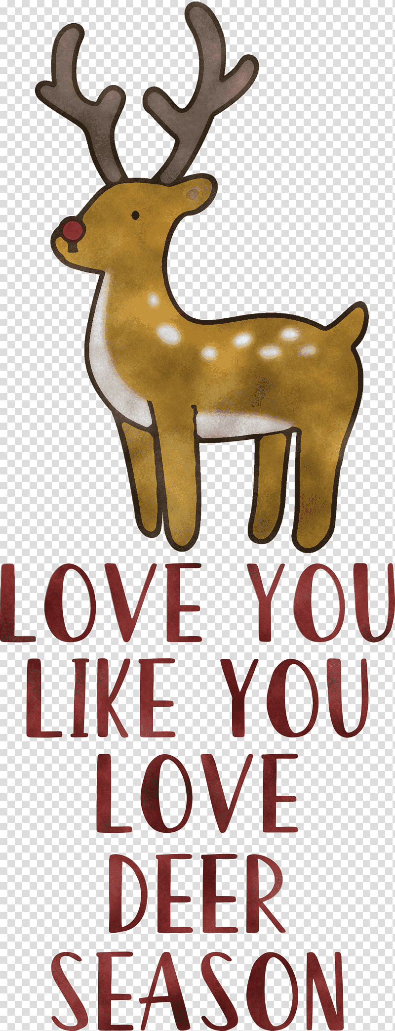 Love Deer Season, Reindeer, Christmas Archives, Holiday, Santa Claus, Data transparent background PNG clipart