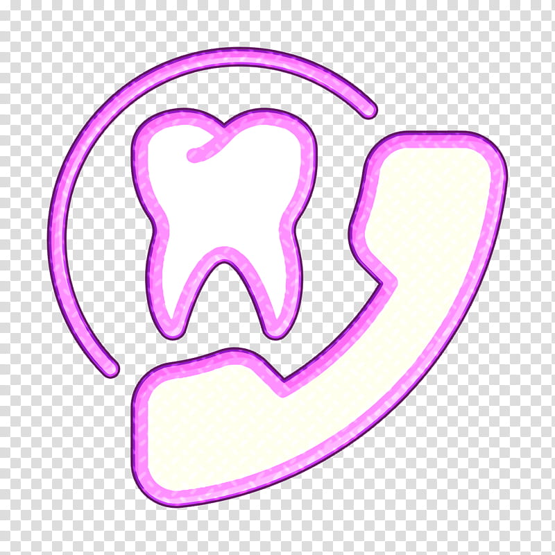 Appointment icon Dentistry icon Dentist icon, Violet, Pink, Purple, Heart, Magenta, Love, Neon transparent background PNG clipart