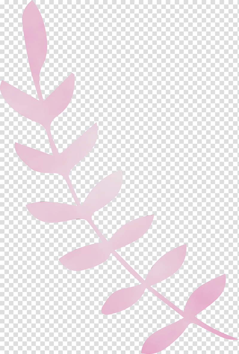 leaf pink m font line meter, Leaf Cartoon, Leaf , Leaf Abstract, Watercolor, Paint, Wet Ink, Science transparent background PNG clipart