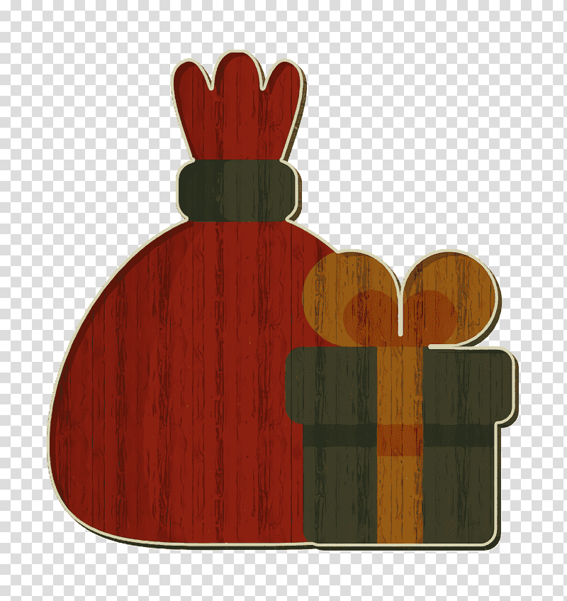 Sack icon Gift icon Christmas icon, M083vt, Red, Wood transparent background PNG clipart
