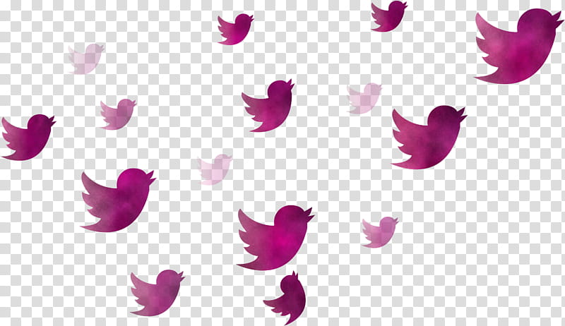 twitter flying birds birds, Pink, Purple, Violet, Wing, Magenta, Feather, Butterfly transparent background PNG clipart