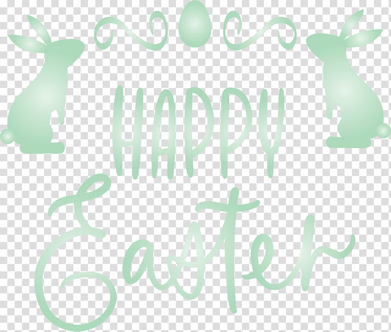 Easter Day Happy Easter Day, Text, Arctic Hare, Rabbits And Hares, Animal Figure, Tail transparent background PNG clipart