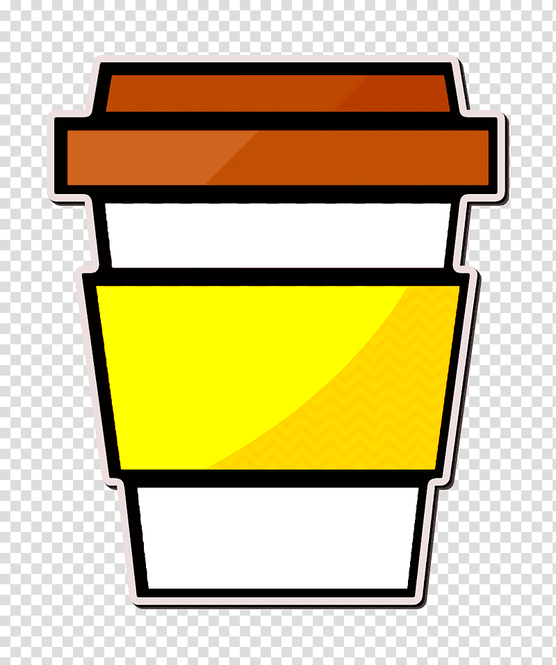Break icon Coffee break icon Office icon, Yellow, Line, Meter, Furniture, Table, Mathematics transparent background PNG clipart