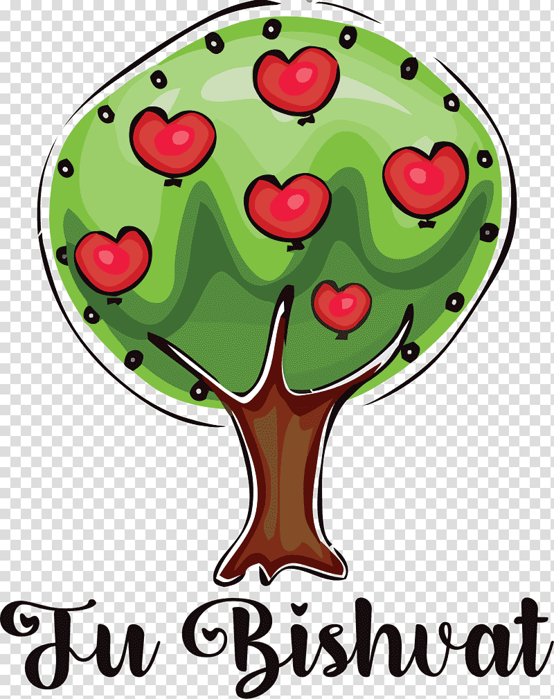 Tu BiShvat Jewish, Fruit Tree, Cartoon, Apple, Orchard, Animation transparent background PNG clipart