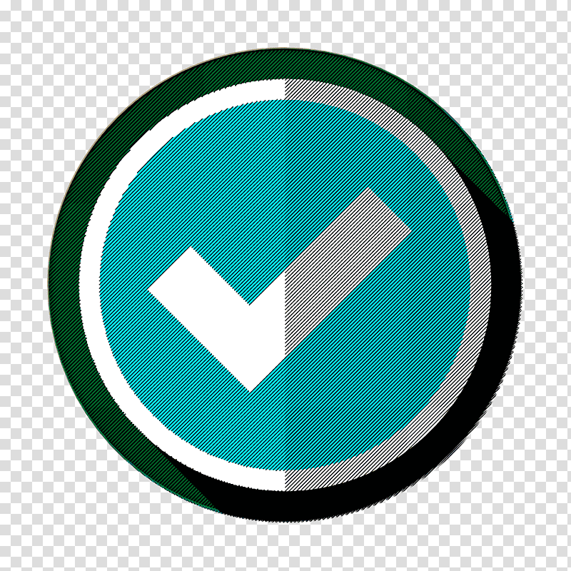 Android app icon Tick icon, Logo, Symbol, Green, Line, Meter, Microsoft Azure transparent background PNG clipart