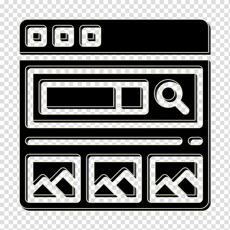 User interface icon Search engine icon User Interface Vol 3 icon, Logo, Rectangle, Square transparent background PNG clipart