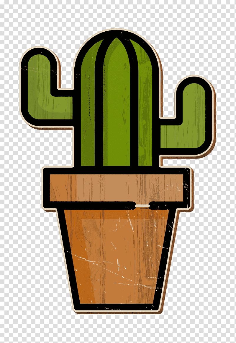 Cactus icon House Plants icon, Text transparent background PNG clipart