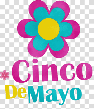 Floral design, Cinco De Mayo, Fifth Of May, Mexico, Watercolor, Paint, Wet Ink transparent background PNG clipart thumbnail