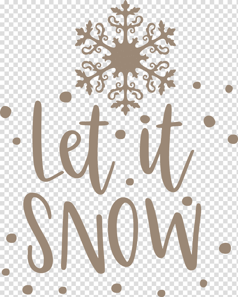 Let it Snow Snow Snowflake, Tshirt, Floral Design, Painting, Watercolor Painting, Industrial Design, Logo transparent background PNG clipart