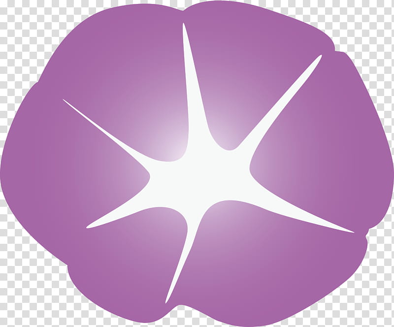 Morning Glory Flower, Violet, Purple, Lilac, Lavender, Magenta, Logo, Circle transparent background PNG clipart