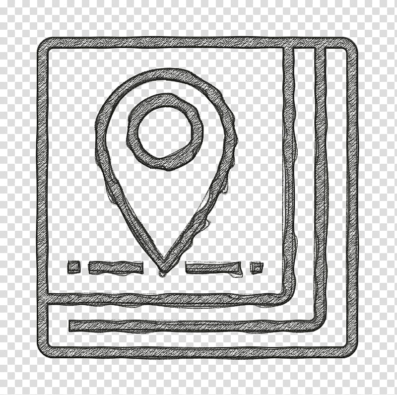 Tourist icon Book icon Navigation and Maps icon, Line Art, Rectangle transparent background PNG clipart