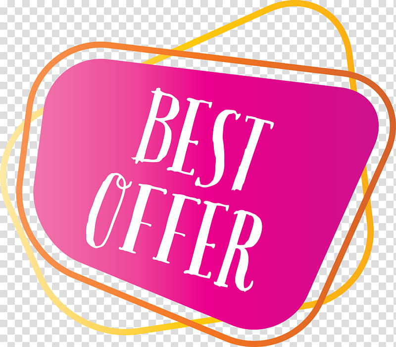 Best Offer, Logo, Pink M, Line, Area, Meter transparent background PNG clipart