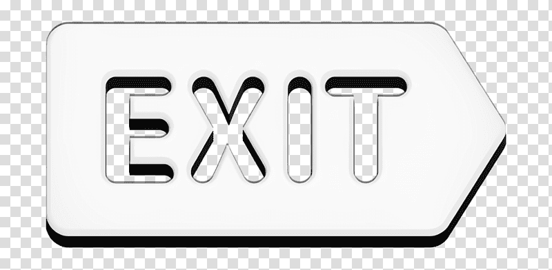 Exit icon Hotel Signals icon Way out icon, Maps And Flags Icon, Vehicle Registration Plate, Logo, Symbol, Meter transparent background PNG clipart