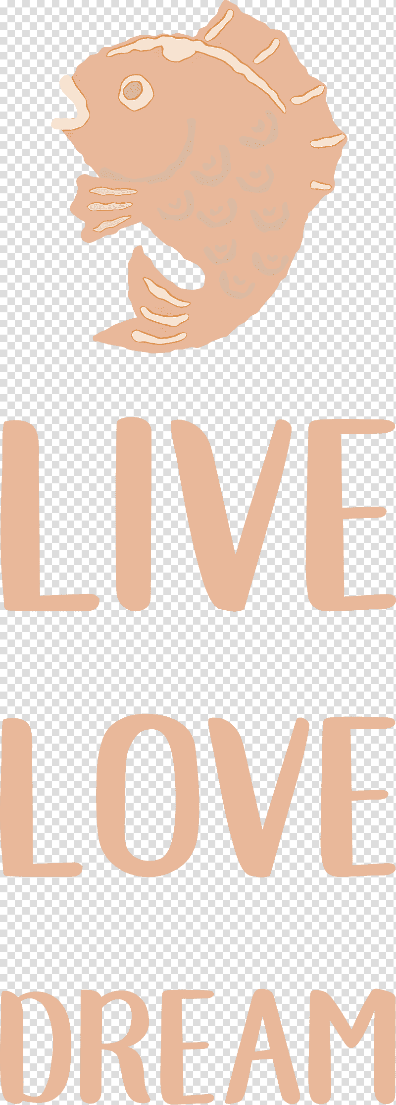 Live Love Dream, Cartoon, Joint, Text, Line, Orange Sa transparent background PNG clipart