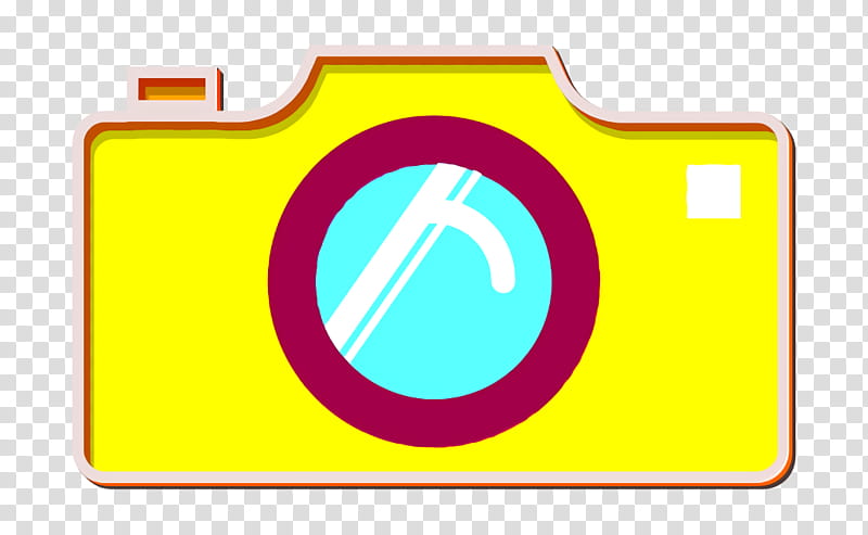 Party icon graph icon camera icon, graph Icon, Camera Icon, Logo, Symbol, Sign, Yellow, Line transparent background PNG clipart