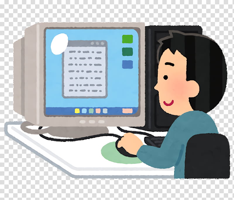 computer monitor, Cartoon, Technology, Learning, Job, Computer Monitor Accessory, Output Device, Telephone Operator transparent background PNG clipart
