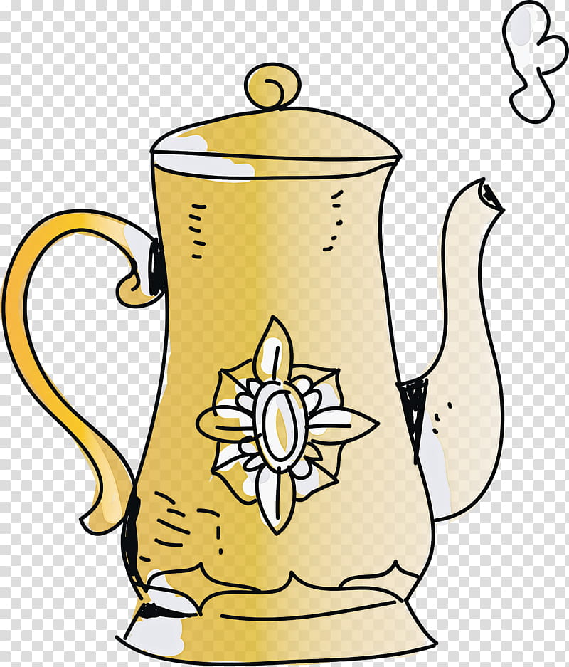 Coffee cup, Teapot, Mug, Pitcher, Jug, Flagon, Teacup, Tableware transparent background PNG clipart