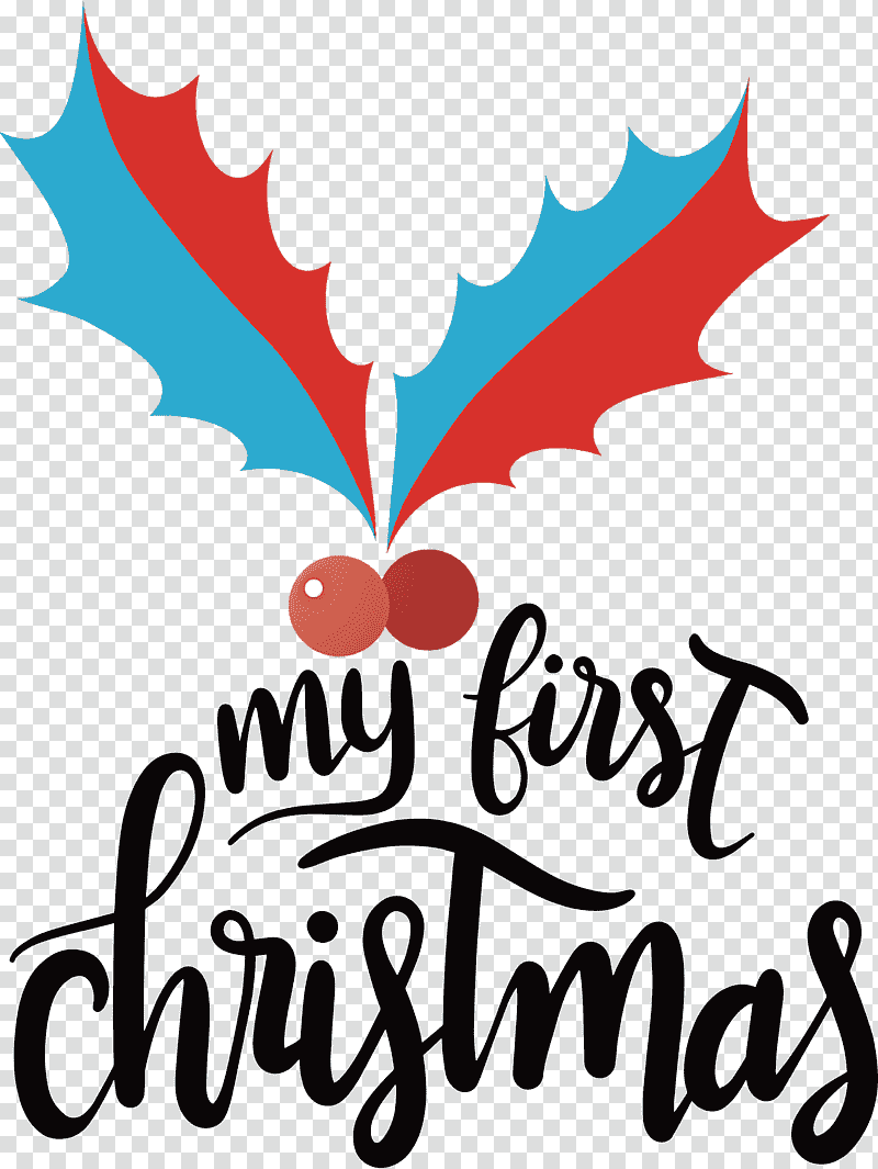 My First Christmas, Logo, Leaf, Meter, Flower, Mtree, Plant Structure transparent background PNG clipart