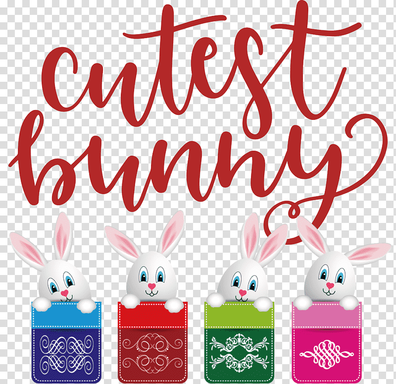Cutest Bunny Happy Easter Easter Day, Holiday, Fathers Day, Mothers Day, Chinese New Year, Mardi Gras, Thanksgiving transparent background PNG clipart