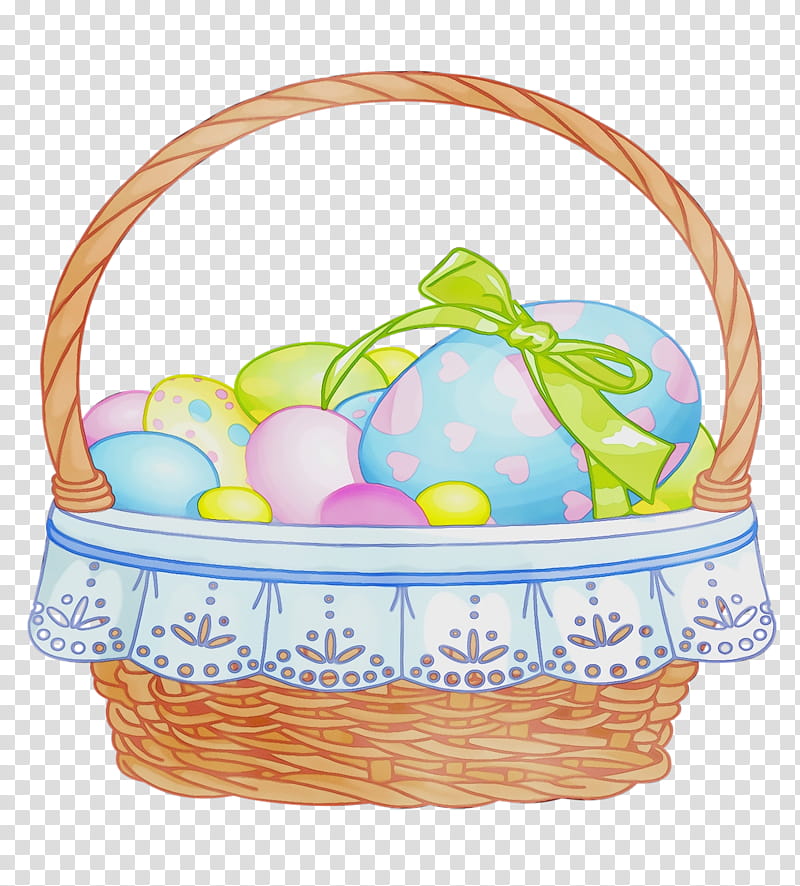 Easter egg, Easter Basket Cartoon, Happy Easter Day, Eggs, Watercolor, Paint, Wet Ink, Easter transparent background PNG clipart