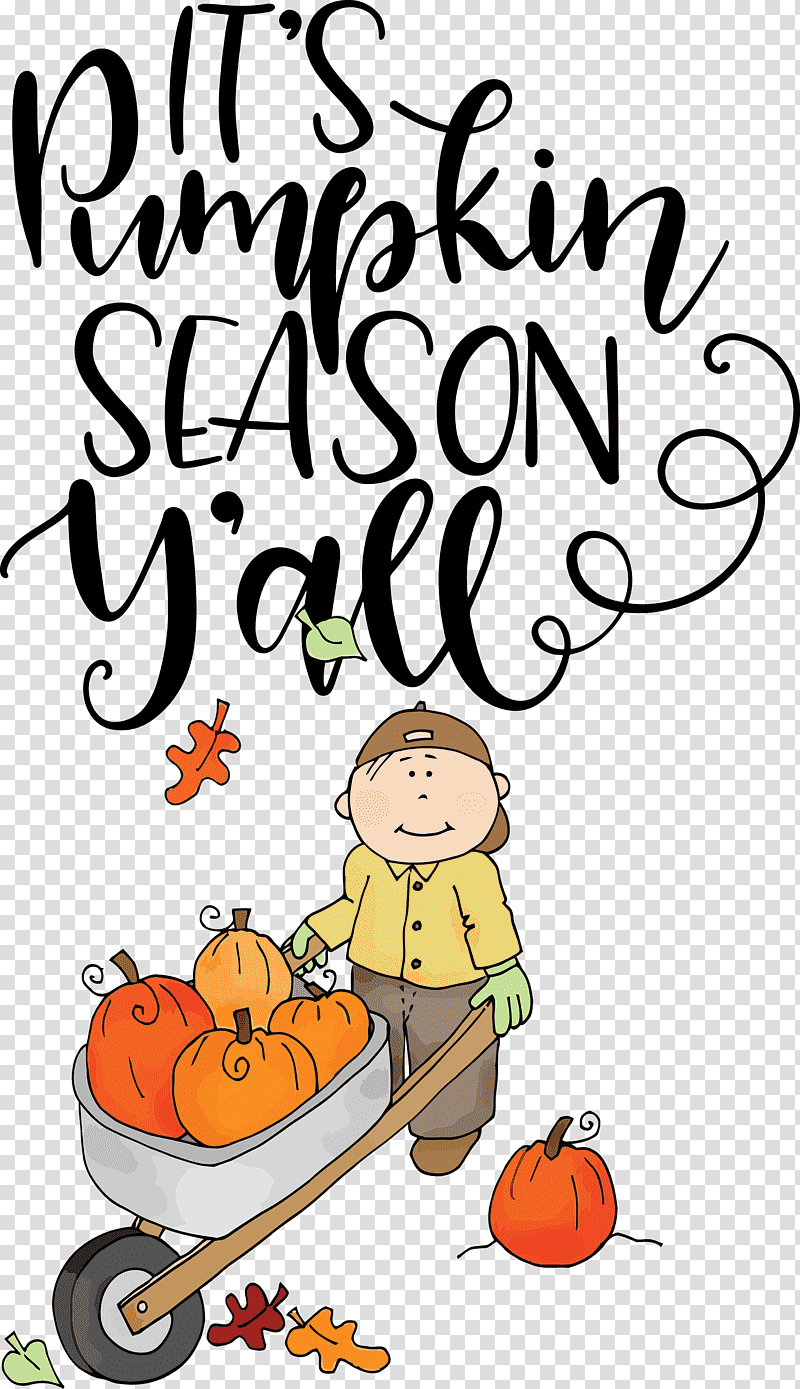 Pumpkin Season Thanksgiving Autumn, Cartoon, Happiness, Plants, Line, Text, Behavior transparent background PNG clipart