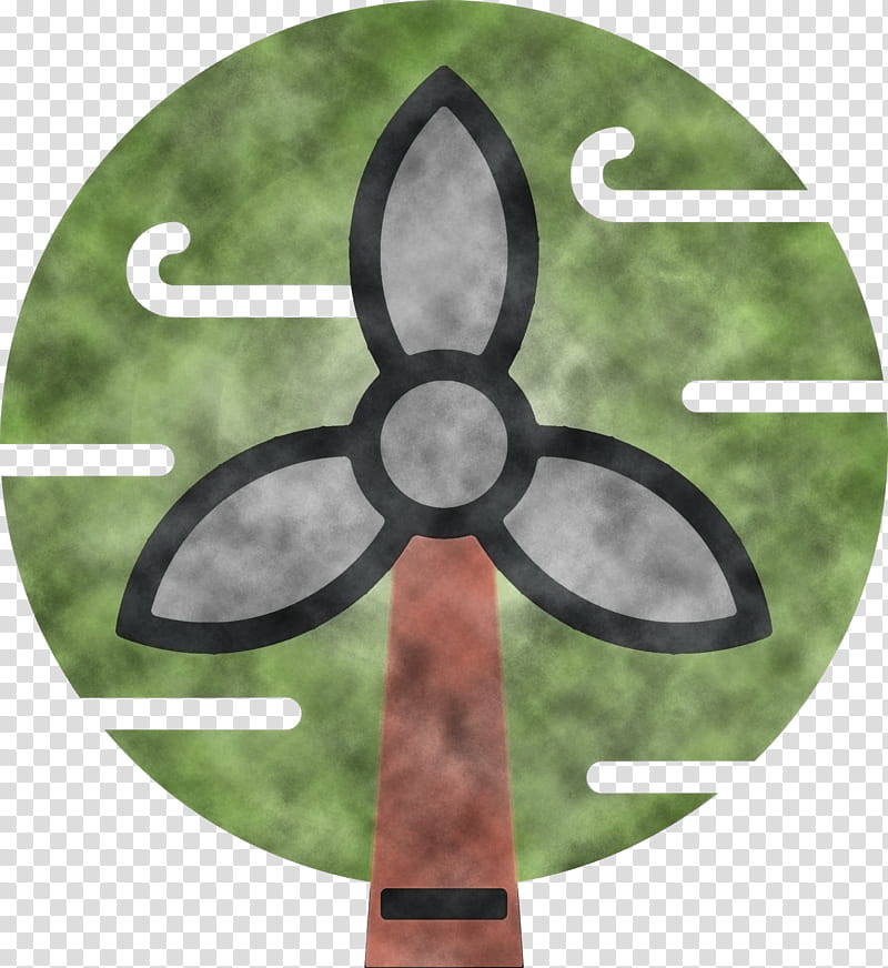 eolic energy Wind power wind energy, Green, Leaf, Symbol, Plant, Plate, Circle, Cross transparent background PNG clipart