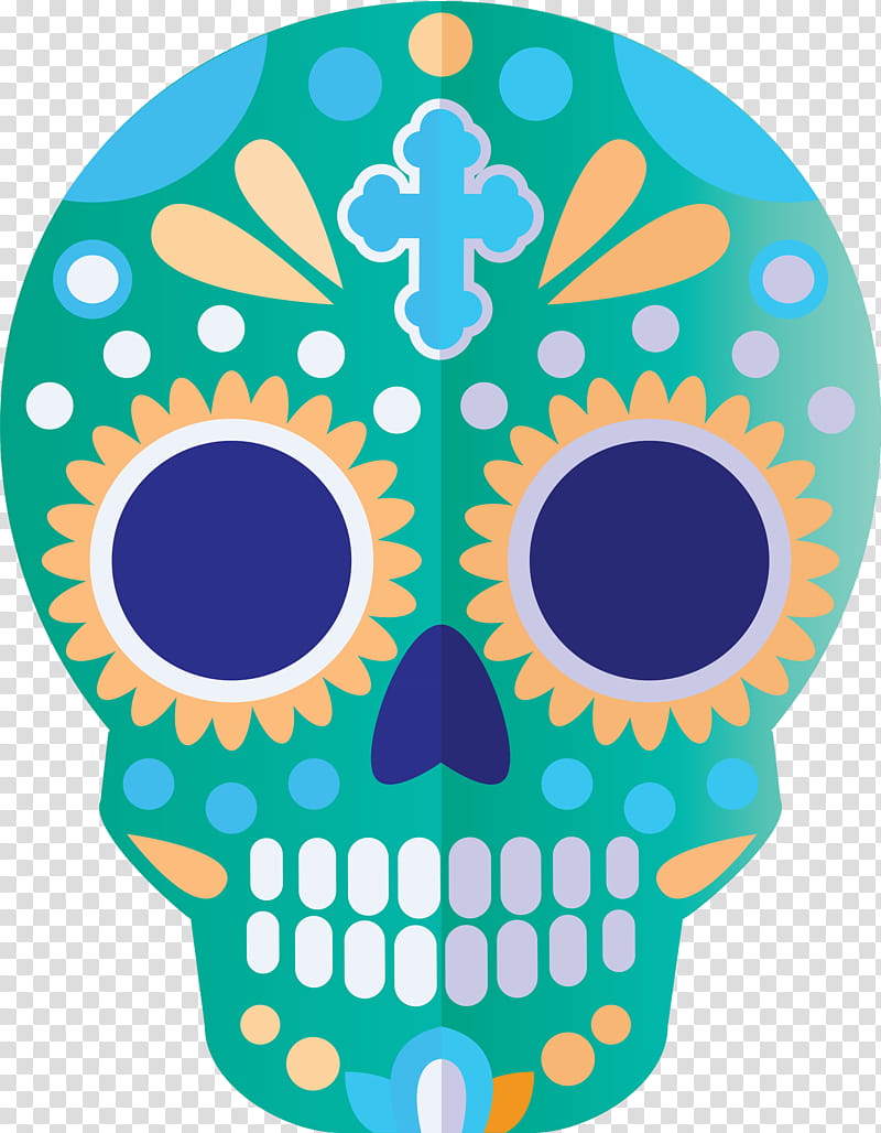 Skull Mexico Sugar Skull traditional skull, Skull Mexican Makeup, Calavera, Day Of The Dead, La Calavera Catrina, Mexican Cuisine, Skull Art, Make Up Skull transparent background PNG clipart