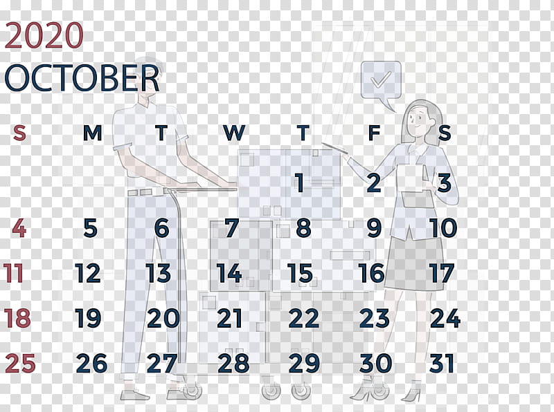 October 2020 Calendar October 2020 Printable Calendar, Paper, Tails, Angle, Line, Meter, Area, Fox transparent background PNG clipart