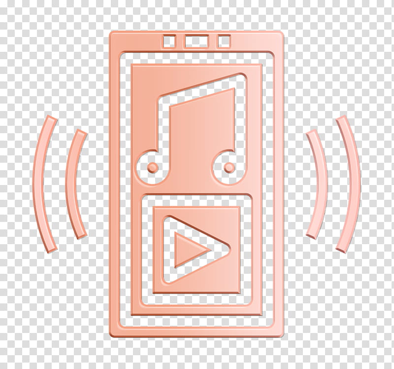 Mobile Interface icon Ui icon Music player icon, Pink, Line, Rectangle transparent background PNG clipart