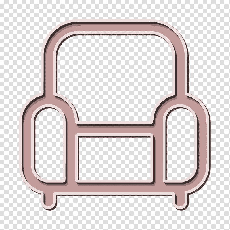 Real Estate icon Armchair icon Chair icon, Meter, Symbol, Wordpress, Technique, Set, Motor Coach transparent background PNG clipart