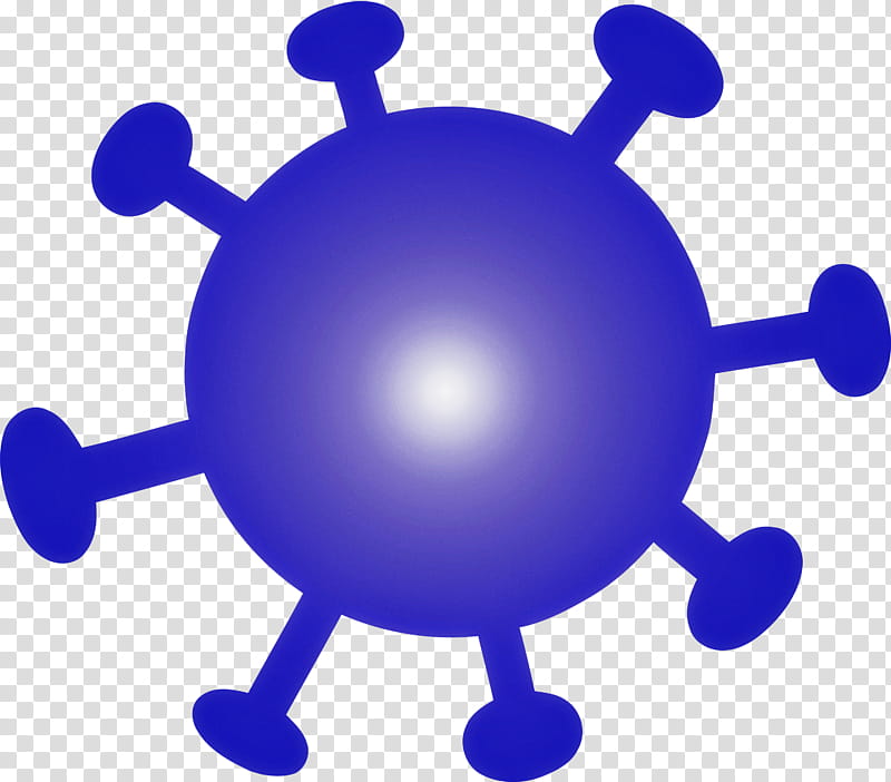 virus Coronavirus Corona, Blue, Cobalt Blue, Electric Blue, Symbol transparent background PNG clipart