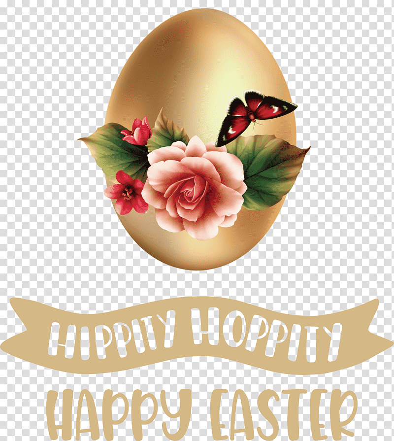 Hippity Hoppity Happy Easter, Flower, Pink, Motif, Social Media, Plants, Cake transparent background PNG clipart