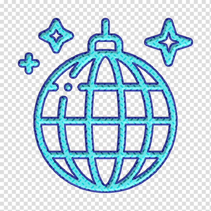 New Year icon Disco ball icon Disco icon, Nightclub, transparent background PNG clipart