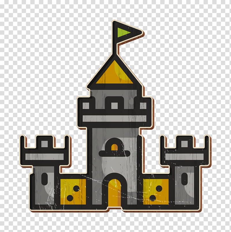 Castle icon Building icon Architecture and city icon, Line, Real Estate, Home, House, Logo transparent background PNG clipart