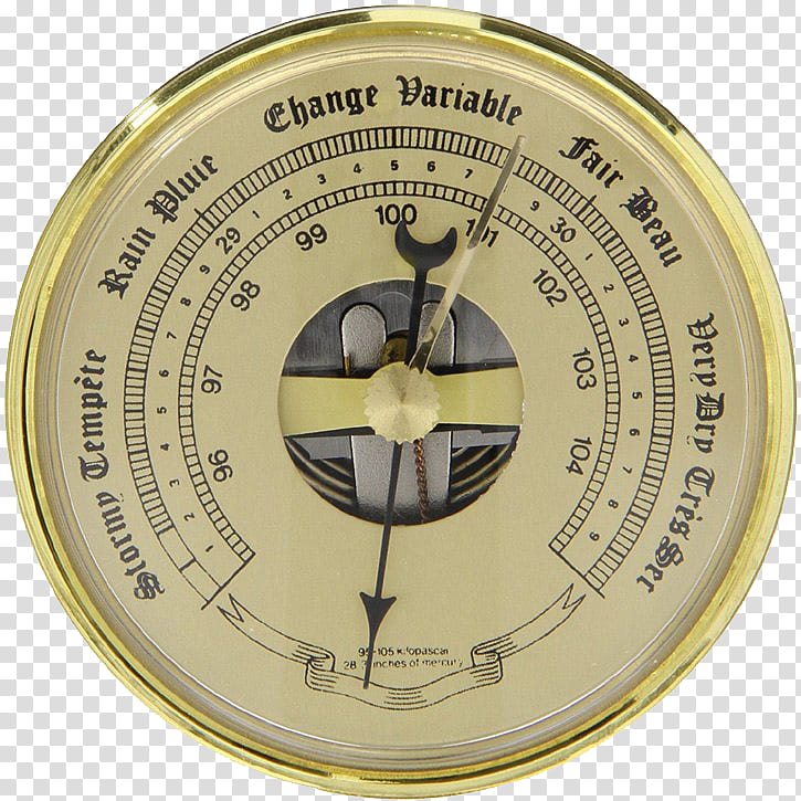 Golden, Barometer, Weather, Atmospheric Pressure, Meteorology, Aneroid Barometer, Atmosphere, Storm transparent background PNG clipart