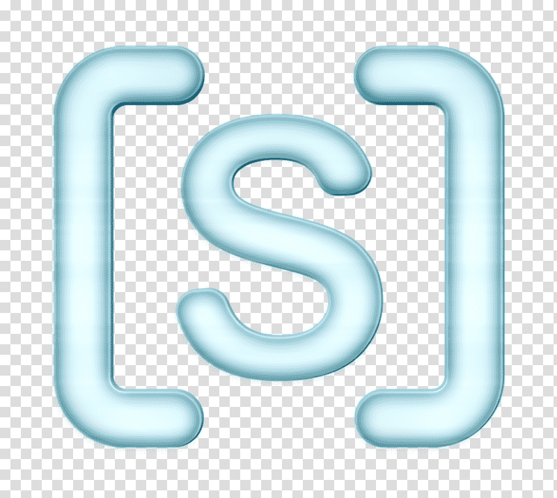 Letter S between straight parenthesis symbol icon Letter icon Interface and web icon, Signs Icon, Number, Meter transparent background PNG clipart