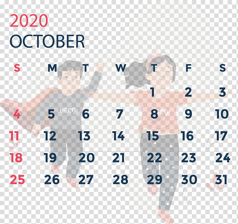 October 2020 Calendar October 2020 Printable Calendar, Angle, Line, Organization, Area, Calendar System, Meter, December transparent background PNG clipart