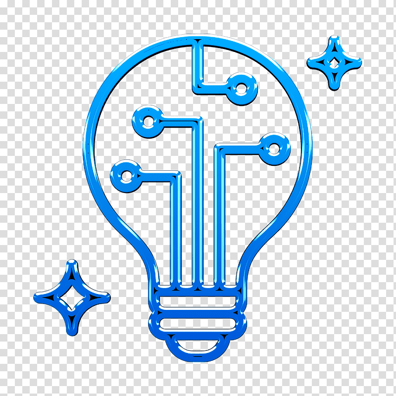 Idea icon Light bulb icon Digital Economy icon, Logo, Text, Drawing transparent background PNG clipart