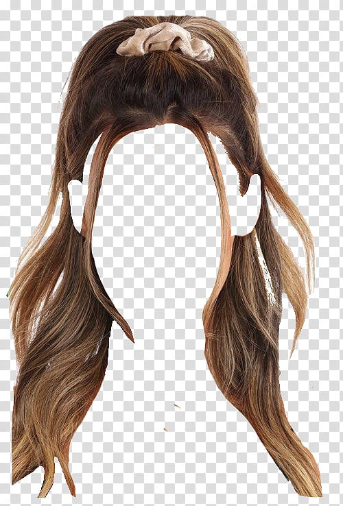 hair hairstyle wig layered hair brown, Brown Hair, Long Hair, Hair Coloring, Costume, Step Cutting, Liver, Bangs transparent background PNG clipart