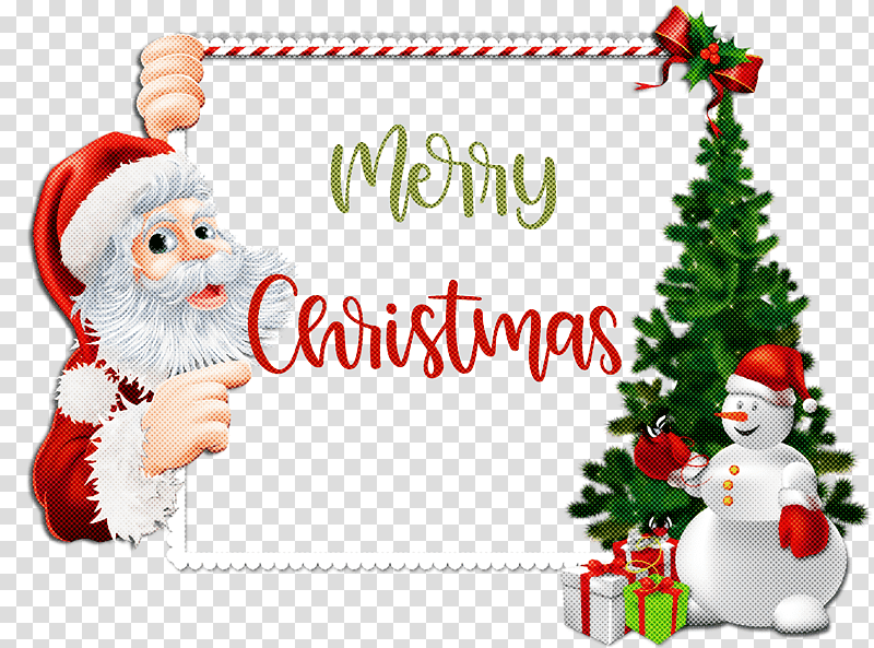 Merry Christmas, Christmas Day, Frame, Ornament, Christmas Frames, Christmas Decoration, Santa Claus transparent background PNG clipart