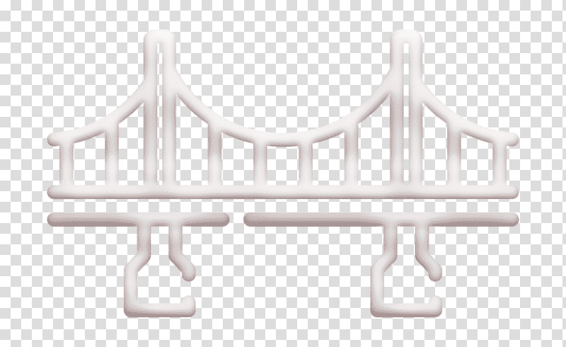 Bridge icon Architecture icon River icon, Industry, Scaffolding, Steel, Distribution, Structure, Market transparent background PNG clipart