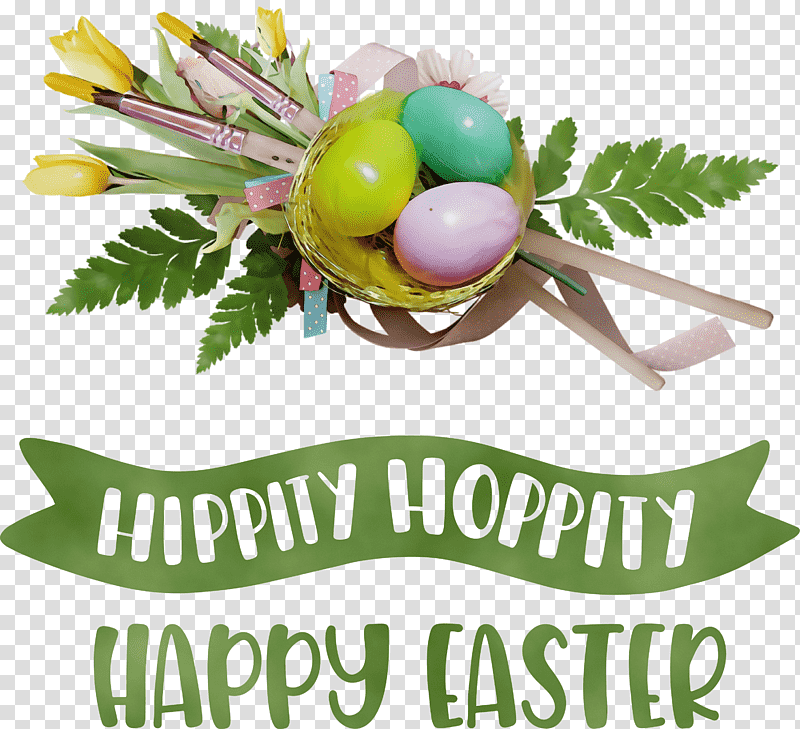 creative work blog editing text originality, Hippity Hoppity, Happy Easter, Watercolor, Paint, Wet Ink transparent background PNG clipart