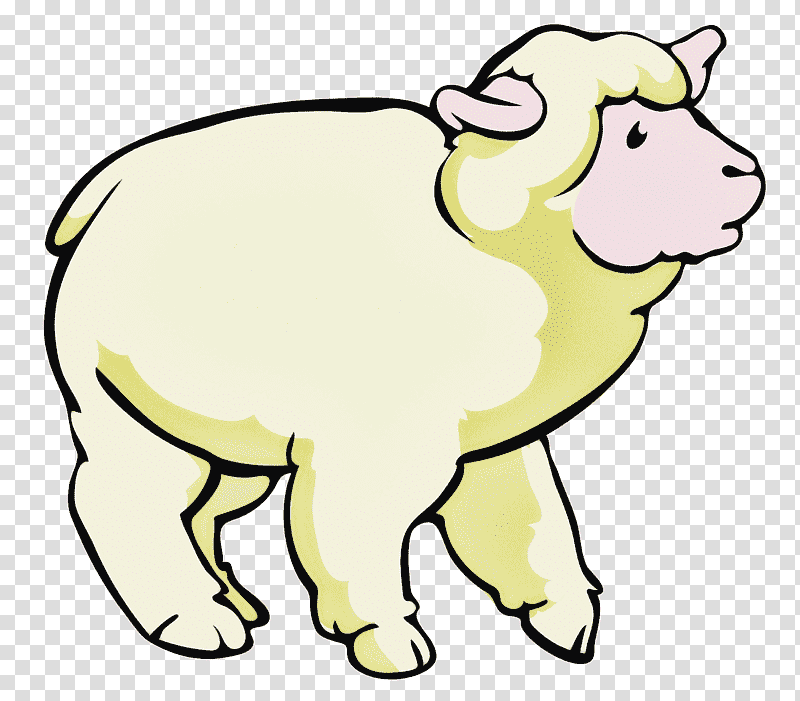 dog sheep cat cat-like meter, Catlike, Animal Figurine, Cartoon transparent background PNG clipart